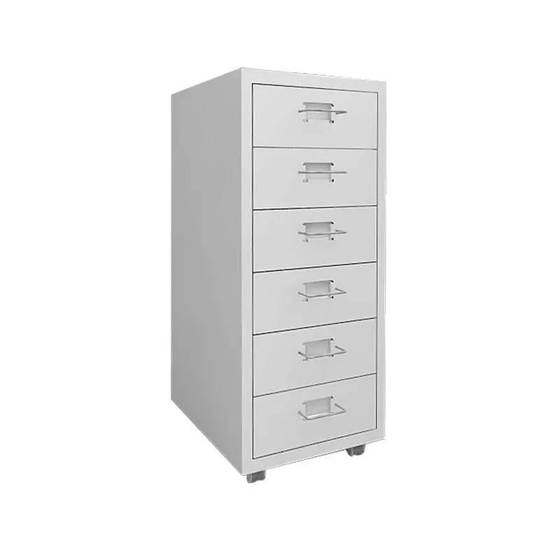 D-D6 6 Drawer Vertical Mobile File Cabinet
