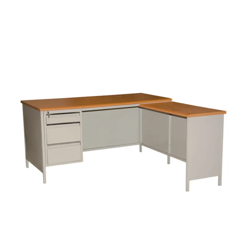 Metal L Shape Executive Desk
