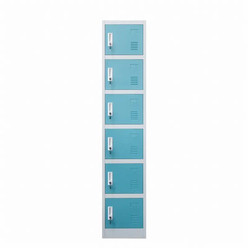 Six Doors Metal Locker