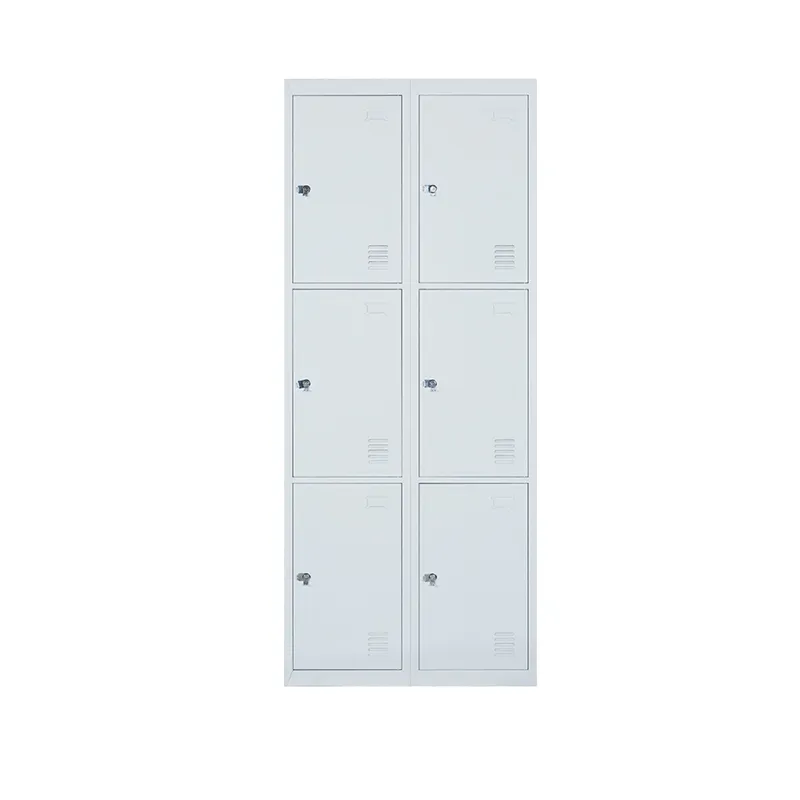 Triple Tiers 6 Doors Metal Locker